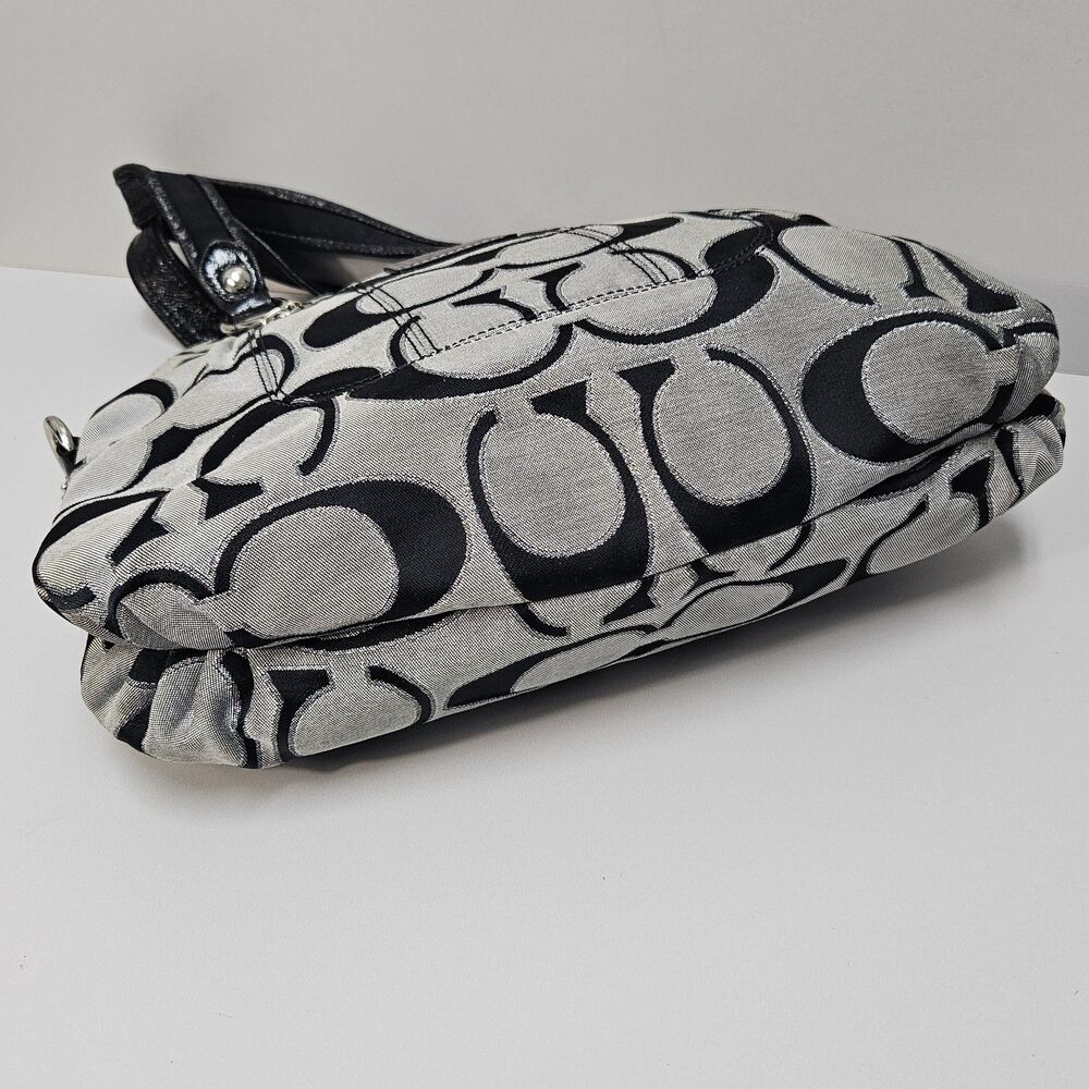 Coach Bags Medium size Purses Poppy Dome Satchel Canvas Leather Set of 3 - Picture 9 of 16